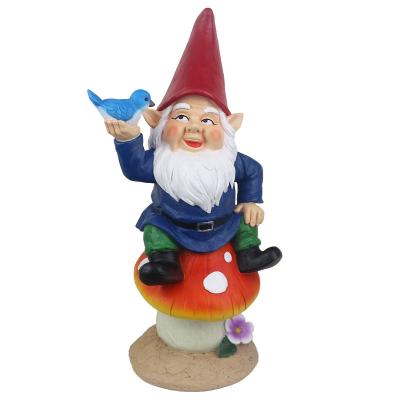 China Funny Europe Statuary Vegetable Garden Gnome Statue Decoration, Mushroom for sale