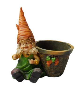 China Europe Resin Flower Potted Flower Arrangement Container Flower Pot Home Office Garden Plant Container Gardening Decoration for sale