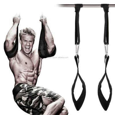 China Home Exercise Custom Workout Pull Up Fitness Lifting Ab Straps Gym Fitness Ab Hanging Sling Straps for sale