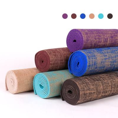 China Natural Yoga Mats Eco Organic Jute Jute for sale