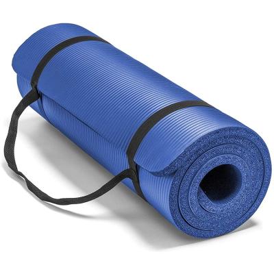 China Yoga Exercises NBR Comfort Foam Yoga Mat For Exercise, Yoga, And Pilates for sale