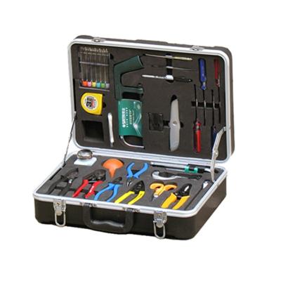 China Ftth FTTH Fiber Optic splicing Network Clean Cleaver Cutting set Fusion Splicer Tool Box Kit Optical Fiber Toolkit FFS26 for sale