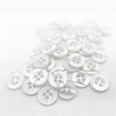 China Other Natural Custom Black Hole Horn Buttons For Jacket for sale