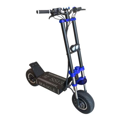 China Fashionable Most Power Foldable Electric Scooter , Off Road Kick Scooter EcoRider 60V 4800W For Adults for sale