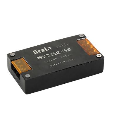 China 12V To DC 5V Metal Shell Isolated 150W Universal Single Output DC Step Up Module Converter For Industrial 61.2*57.9*12.7 for sale