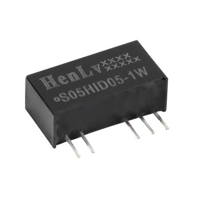 China High Isolation 3000VDC 2W 12V 5V 19.6*10*7mm Converter Circuit 24V 12V Power Supply Module for sale