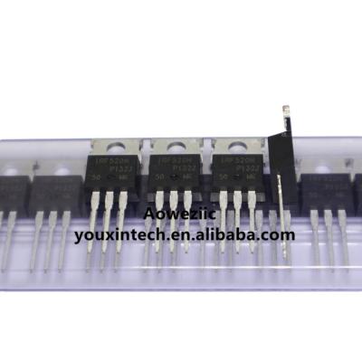 China New IRF520NPBF IRF520N TO-220 original imported standard transistor Aoweziic N-channel MOSFET 100V 9.7A good spot for sale