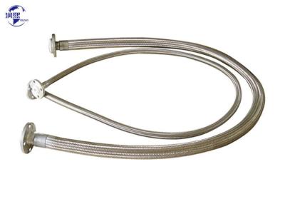 China SS321 SS304 Metal Flexible Hose Braided High Temperature Metal Hose With Joints for sale