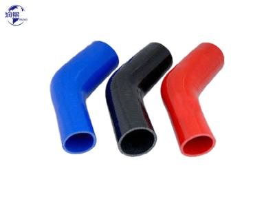 China Coolant Silicone Rubber Hose Coupling 45 90 135 Degree Elbow Reducer Custom Size for sale