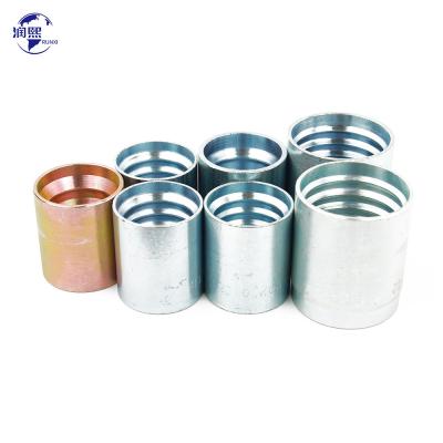 China High Pressure Hose Pipe Fittings   Hose Pipe Crimp Ferrule Fittings Corrosion Resistance for sale