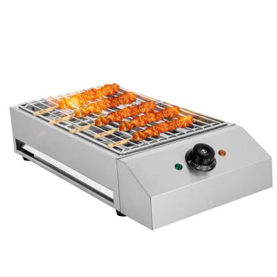 China Easily Assembled BBQ Machine Commercial BBQ Grill Tube Seafood Meat Skewer Electric Heating Grill For Outdoor Party for sale