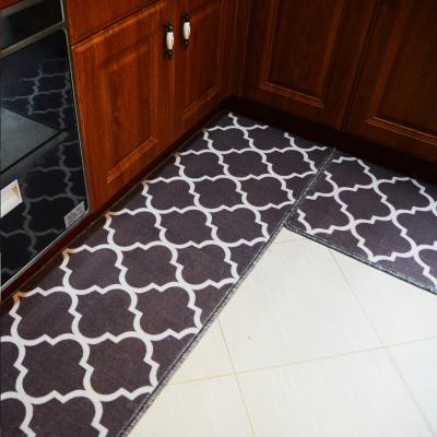 China Washable Kitchen Mat Cushioned Anti Fatigue Kitchen Cover, Waterproof Non-slip Heavy Duty Kitchen Mats And Blankets PVC for sale