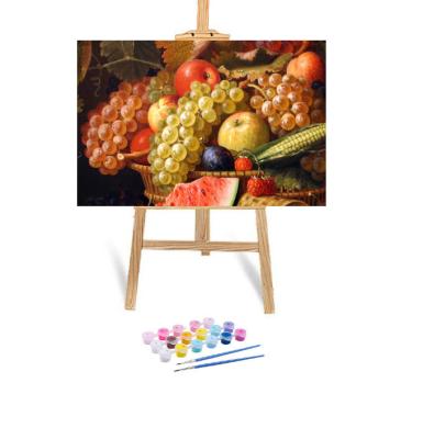 China Impressionist Fruit Paint By Numbers For Adults, DIY Painting Paint By Numbers Without Sight, 16x20inch for sale