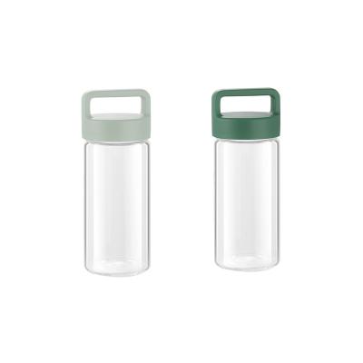 China 2021 Single Wall China Manufacturer High Quality Wholesale Professional Drink Bottle Glass Flask for sale