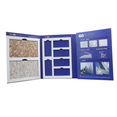 China Duricrust Display Book Stone Sample Catalog Iron Door Design Catalog and Furniture Catalog for sale