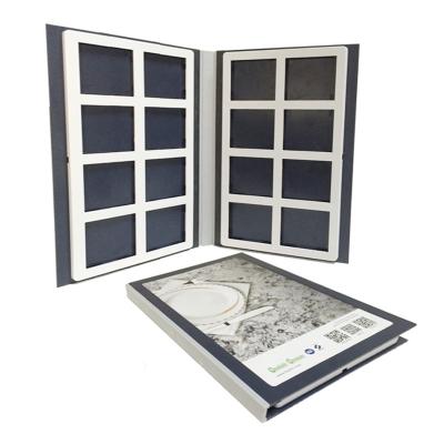 China Duricrust Display Book Stone Sample Catalog Catalog Maintenance Forge Free Double Door Design Catalog for sale