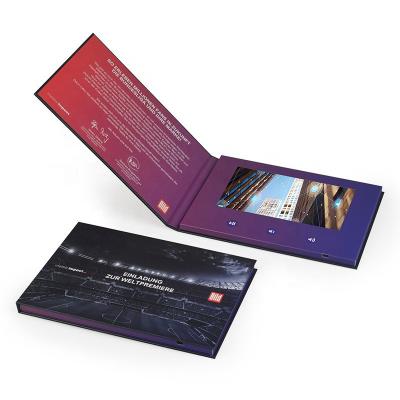 China Japan And Full Digital Sexy Video LCD Card Brochure for sale