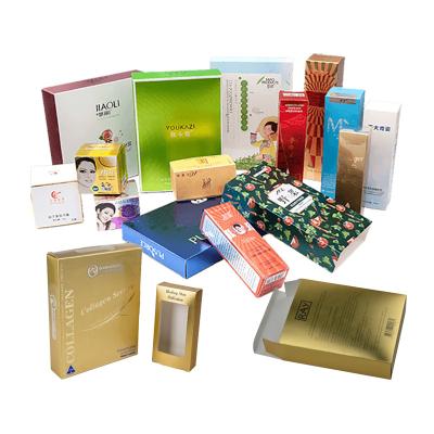 China Recycled Materials Makeup Boxes Case Professional Cosmetic Packaging Box Printing for sale