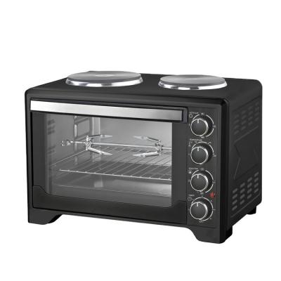 China Commercial Large Capacity 45 Liter Toaster Oven With Electric Hot Plate Oven Machine for sale