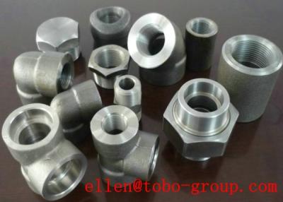 China ASME B16.11 SW 45 Degree Elbow Stainelss Steel Pipe Fittings DN6 - DN100 3000LB for sale