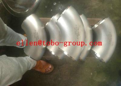 China ASTM A815 UNS31803 GR2205 Duplex Stainless Steel Welded Elbow 90deg LR DN600 SCH40S for sale