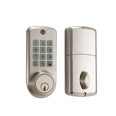 China Apartment DIY Single Button Electronic Digital Door Lock System For Apartments for sale