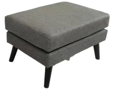 China (Height) 2021 new winter L-shaped gray canvas soft sofa adjustable with footstool for sale