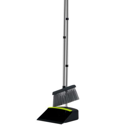 China New upright windproof broom and dustpan set for household for sale