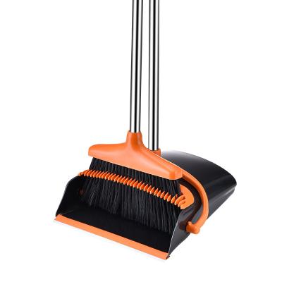 China Sweep Hair And Dust Smart Floor Sweeper Smart Floor Sweeper Cleaning Set Broom And Dustpan Away Easily for sale