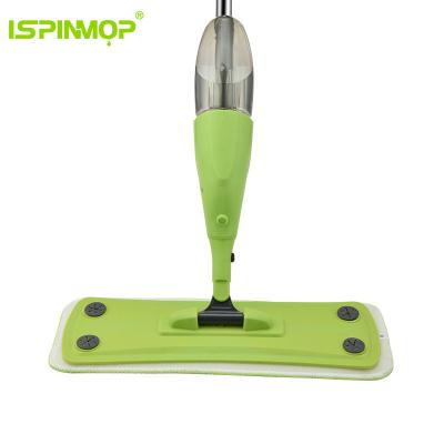 China 360 Swivels Handle Multiuse Scraper Microfiber Cloth Spray Floor Sustainable Broom Cleaning Mop for sale