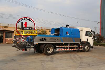 China JIUHE JHZ5140THB-100 Diesel Mobilbeton-LKW Montierte Betonpumpen Anhänger Betonleitungspumpe für den Bau zu verkaufen