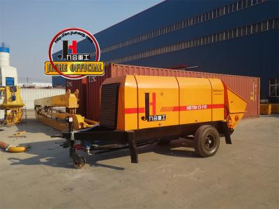 China JIUHE Trailer Concrete Pump 80m3 H Electric Concrete Pump Pouring Machine Sale California Los Angeles for sale