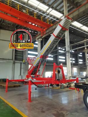 China Camión de escalera aérea superior de 45 m con motor de gasolina separado Potencia hidráulica Boom Lift Aerial Manlift Plataforma de trabajoCamión en venta