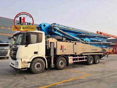 China JH-Marke Großbetonpumpen mit Boom 63m Lkw-montierte Betonpumpen zu verkaufen