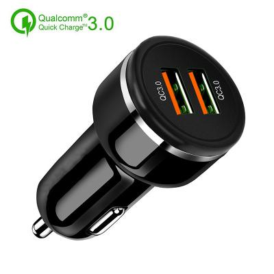 China 2021 Wholesale smart dual port mobile phone factory qc3.0 36w COMPUTER charger for iphone/ipad/samsung/huawei/xiaomi/blackberry for sale