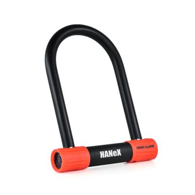 China Best quality 16mm alloy steel 120dB alarm shackle 120dB alarm alloy steel bicycle scooter bicycle scooter motorcycle U lock bike for sale