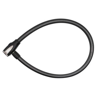 China Alloy Steel Body + Outer PVC Glue & Steel wire cable lock 120dB siren lock 120dB internal alarmed internal steel wire cable lock 1100mm bicycle scooter motorcycle PVC glue and internal steel wire for sale