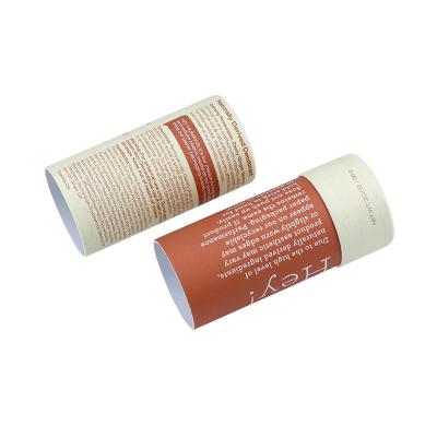 China Recycled Materials Customized Eco-Friendly Biodegradable Luxury White Cosmetic Cylinder Paper Tube Box Packaging From Dongguan Design Kraft Paper for sale