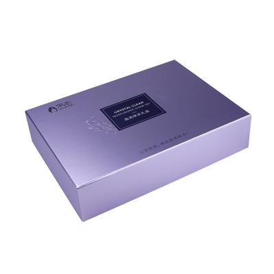 China Recyclable Customized Makeup Packaging Gift Box Lid And Hard Plain Paper Box for sale