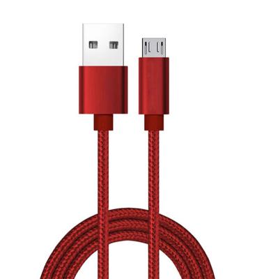 China High Quality Aluminum Case Fast Charging USB Charger Nylon Micro Braided Fast Cable For Samsung/Xiaomi/Huawei Mobile Device etc. android for sale