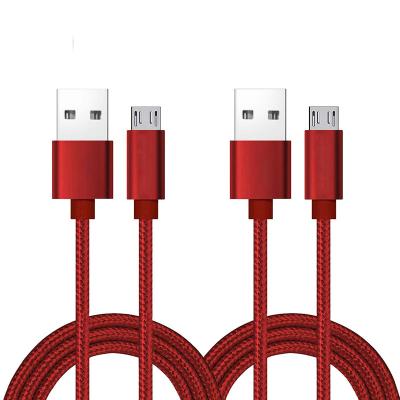 China Fast Charging High Speed ​​USB 2.0 A To Micro B Charging And Data Cable Reliable Noylon Braided Micro USB Cable For Android Phone for sale