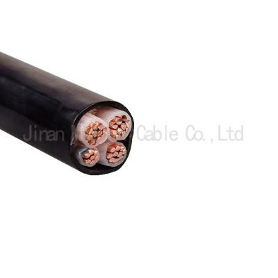 China Construction YJV 3*50+1*25 pure copper condutor low voltage XLPE insulated 3 phase 4 wire power cable for sale