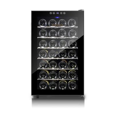 China High Quality Automatic Household 28 Bottle Wine Cooler Fridge Electric Wine Cooler Cellar for sale