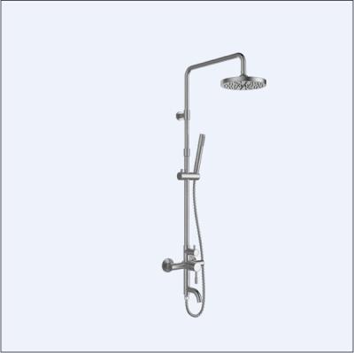 China High End Bath and Shower Faucet Set With Round Shower Head OEM for sale