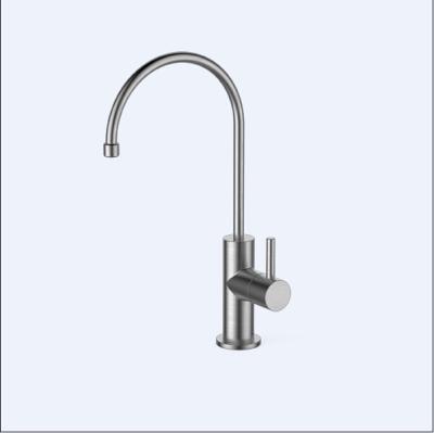 China Traditional Nickel Deck Mount Single Lever Kitchen Faucet Stainless Steel for sale