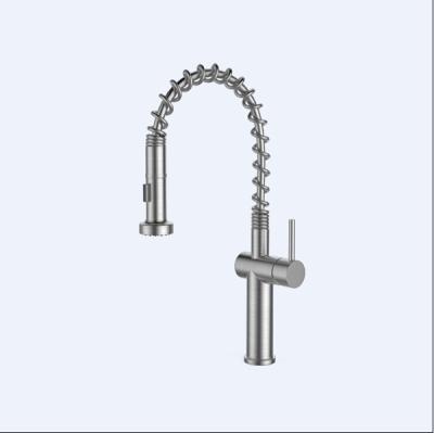 China Fashion Single Lever Mixer Tap Hot Cold Water Dispenser Faucet with Pull Out Spray for sale