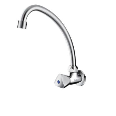 China Fashion Small Basin Taps Wall Mounted Faucets For Vessel Sinks for sale