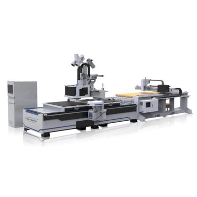 China 2020 Machinery Repair Shops CNC Nesting Machine CNC Router 1325 with Automatic Labeling, Loading and Unloading Table for sale