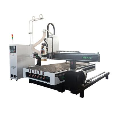 China Construction worksÂ   1325 1530 Beginner ATC Wood CNC Router 4th Axis Wood Carving Machine Price for sale