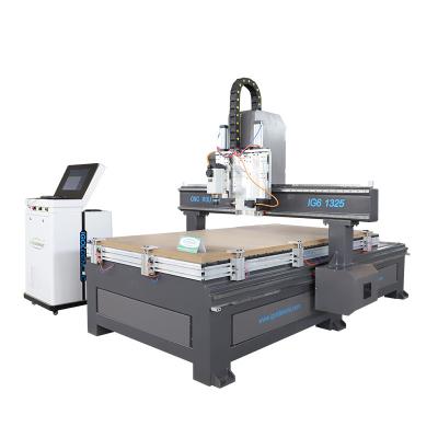 China MDF Double Axis CNC Router 1325 1300*2500mm 4*8ft Engraver 4x8 Machine Woodworking ACRYLIC ALUMINUM Wood Carving Solid Wood for sale